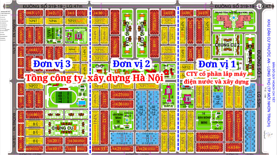 Vị trí quản lý dự án XDHN của 02 chủ đầu tư